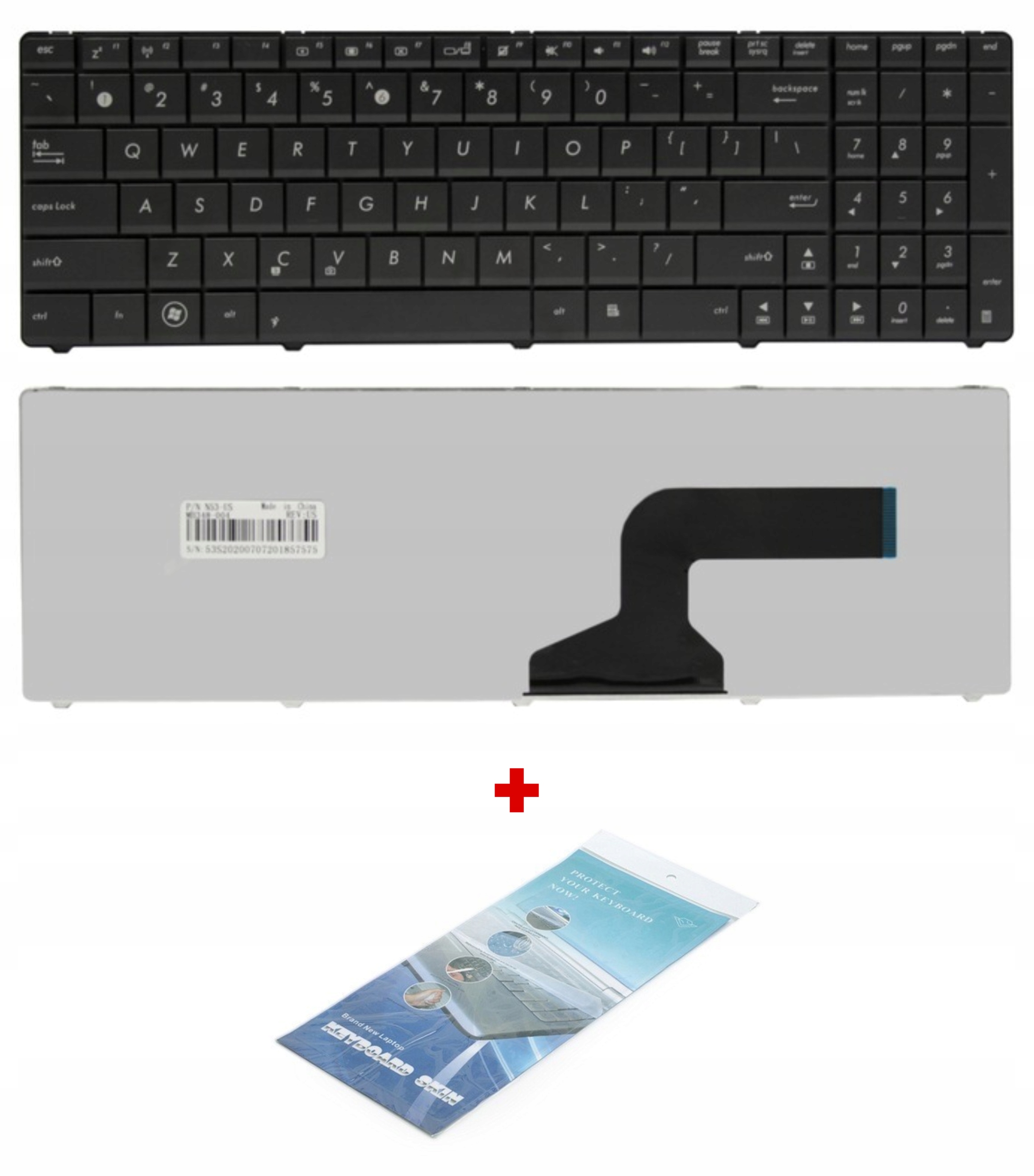 Klávesnice pro Asus K52 A52 K72 F50 N50 N52 N53 X52J X53S K53E K53S X73S Us
