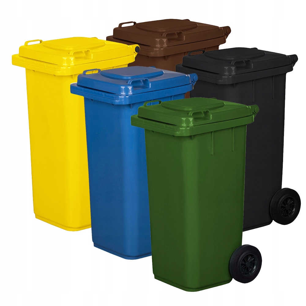 Pojemnik Kosz 120L Na Śmieci Odpady Segregacja x 5