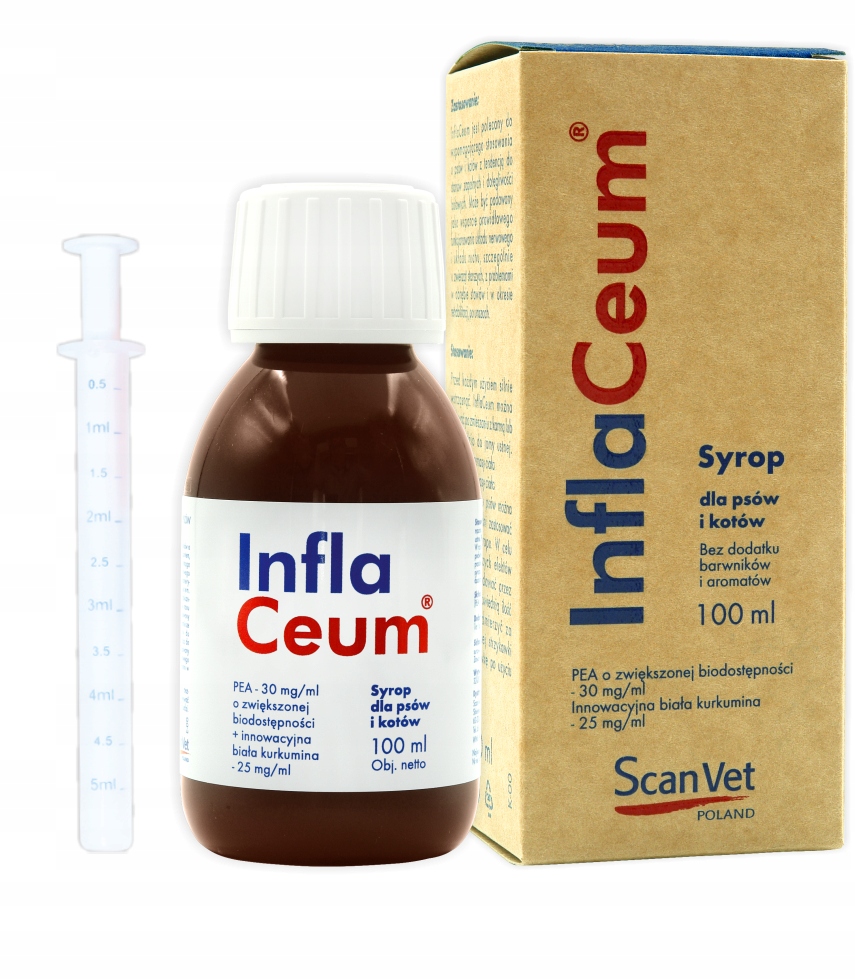 Scanvet Inflaceum Přípravek pro psy a kočky na podporu kloubů 100 ml