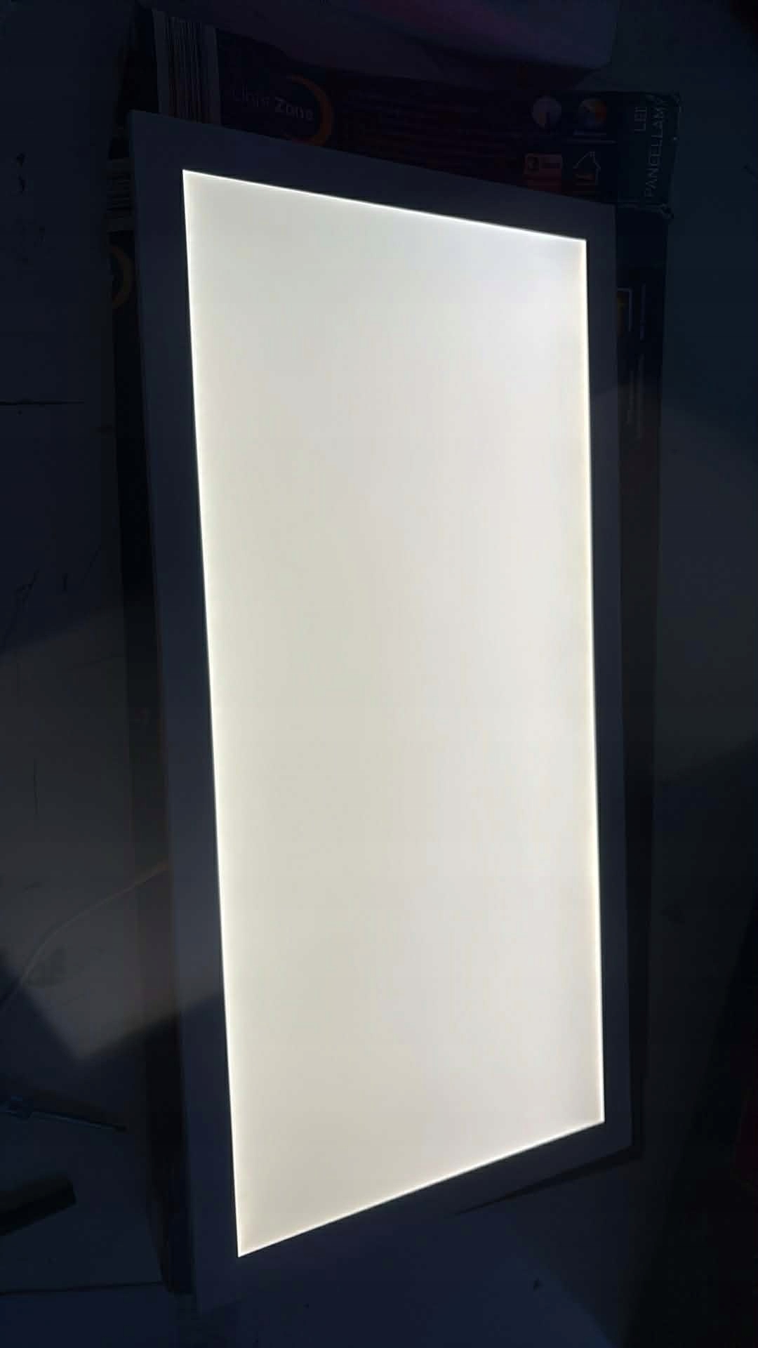 Stropné Svietidlo s Rgb, biela, zmena farby pomocou diaľkového ovládača 60 x 30 cm