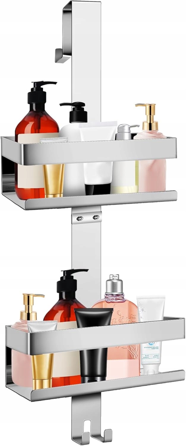 Sprchový Věšák Z Nerezové Oceli SUS304 66 CM S Policemi