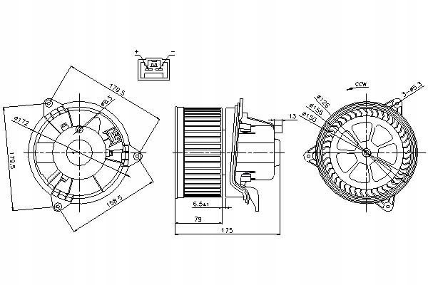 Ventilátor Ventilátoru Nissens 1062247 1092286 XS4H18