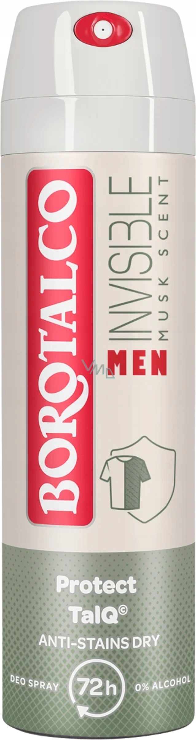 Deodorant ve spreji Borotalco Men Invisible Musk Scent