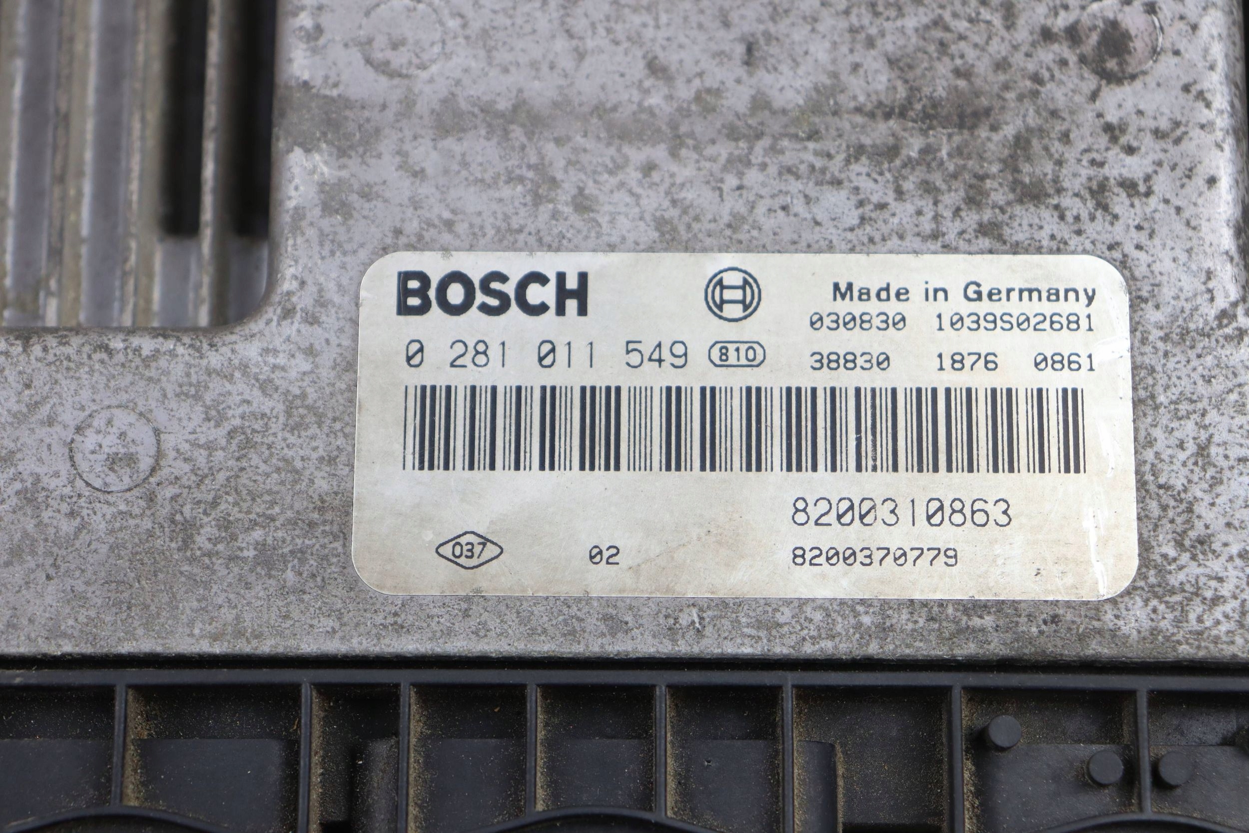 RENAULT SCENIC II computer control unit of the engine 1.9 DCI 8200310863 8200370779