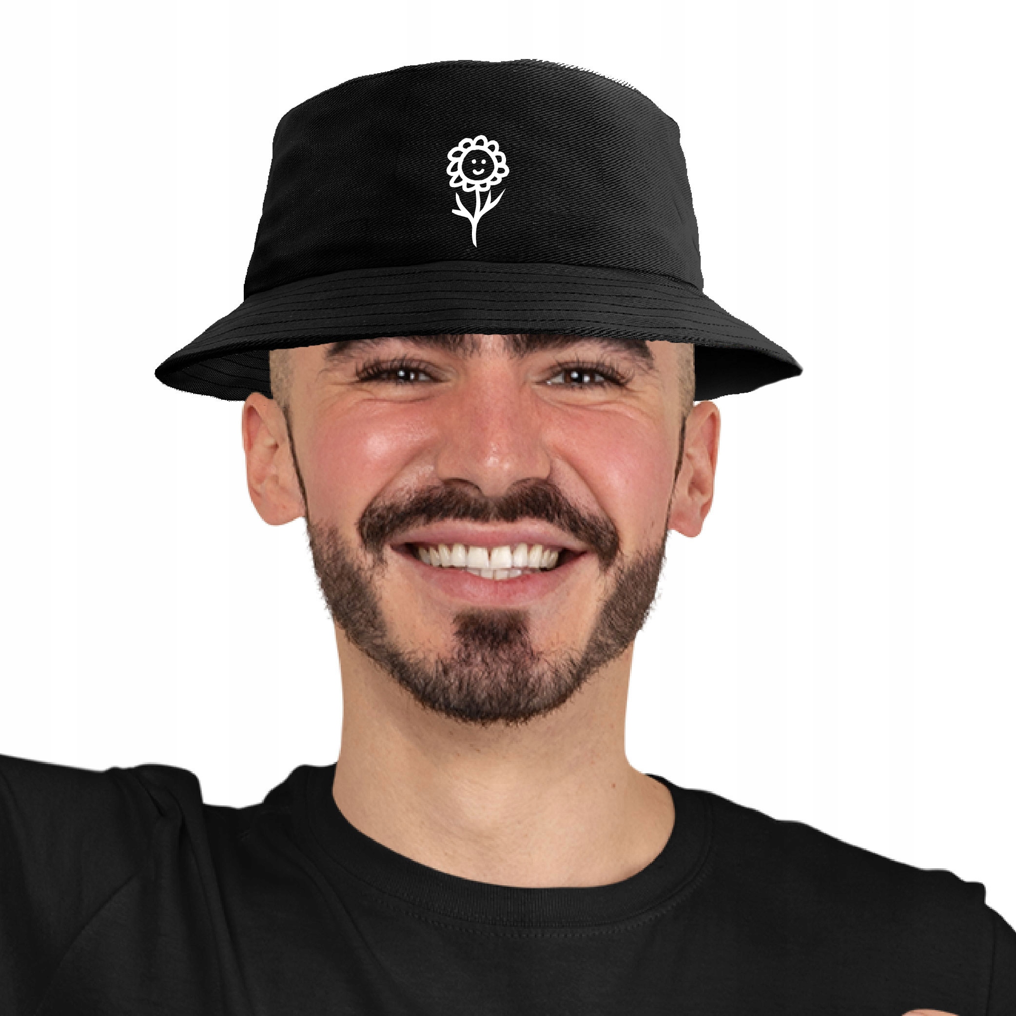 

Kapelusz Letni Bucket Hat Uśmiechnij Się Pozytywny