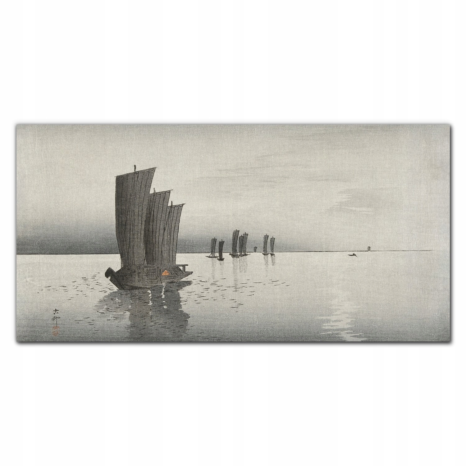 Obraz na plátne Ázia more lode obloha 140x70 cm