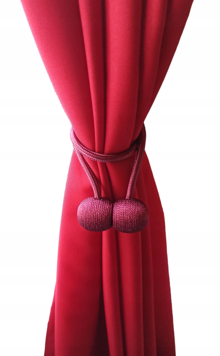 

Upięcie zasłon firan Spinka Klamra magnes Czerwona