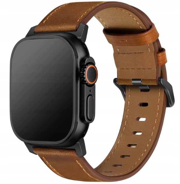 Pasek skórzany Retro Vintage do Apple Watch Ultra 1 2 3 49mm