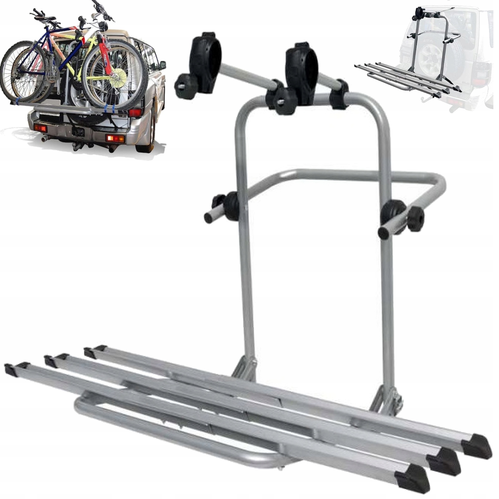 UCHWYT ROWEROWY NA KOLO ZAPASOWE 3 rowery MENABO