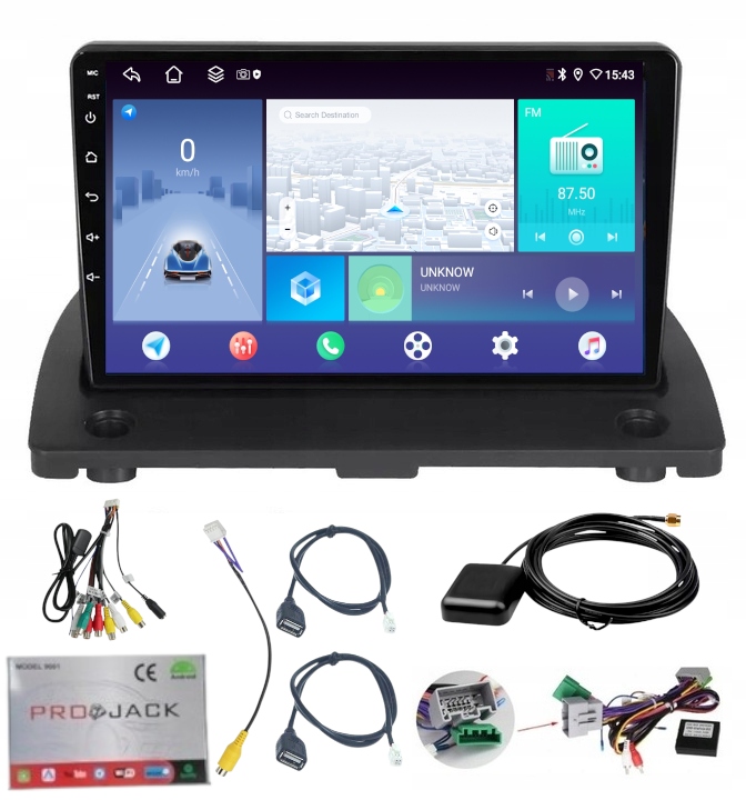 Rádio Navigácia Carplay Android Volvo XC90 2003-2013 4GB 64GB Sim