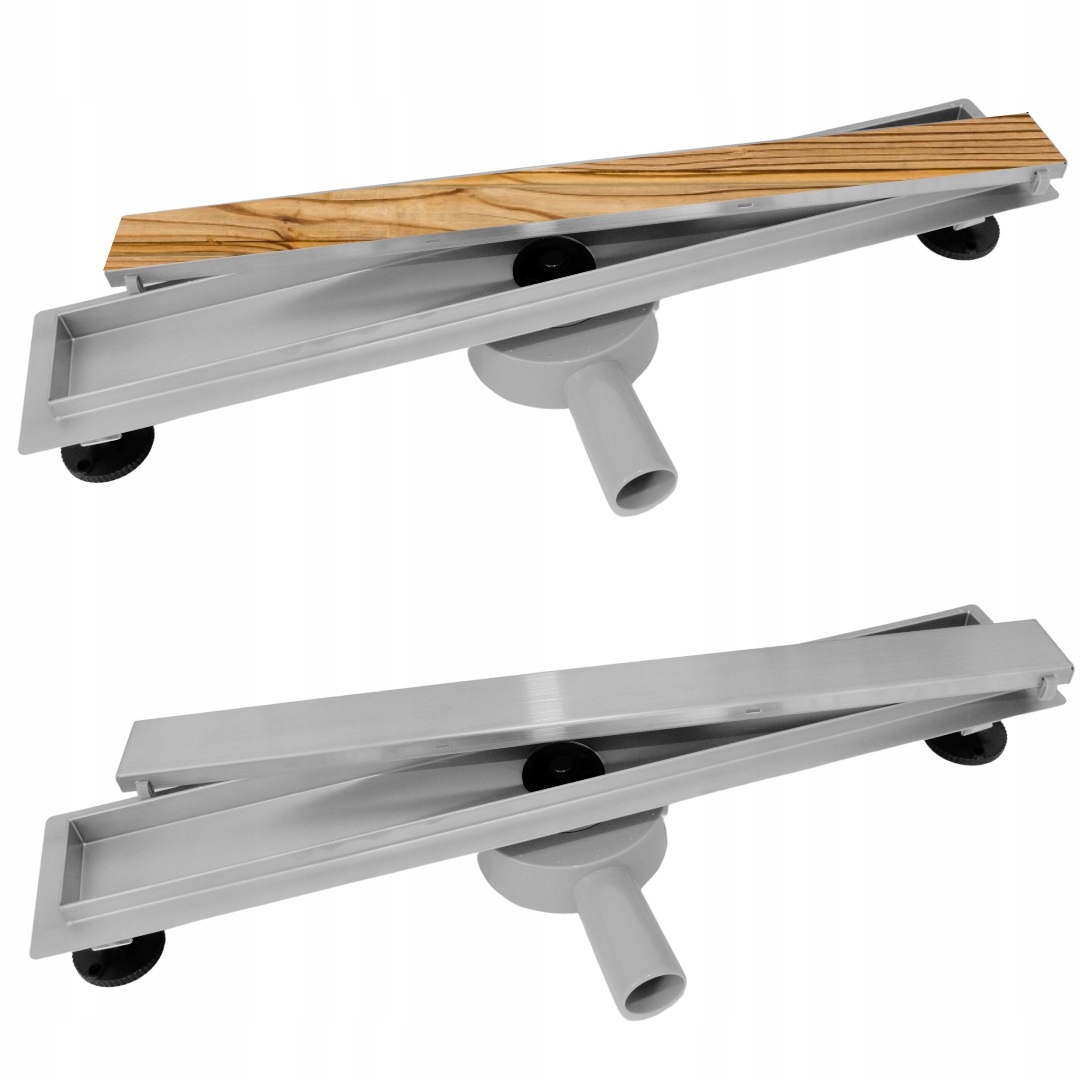 Lineární Odtok 90 cm 2v1 Pod Desku Otočný Sifon