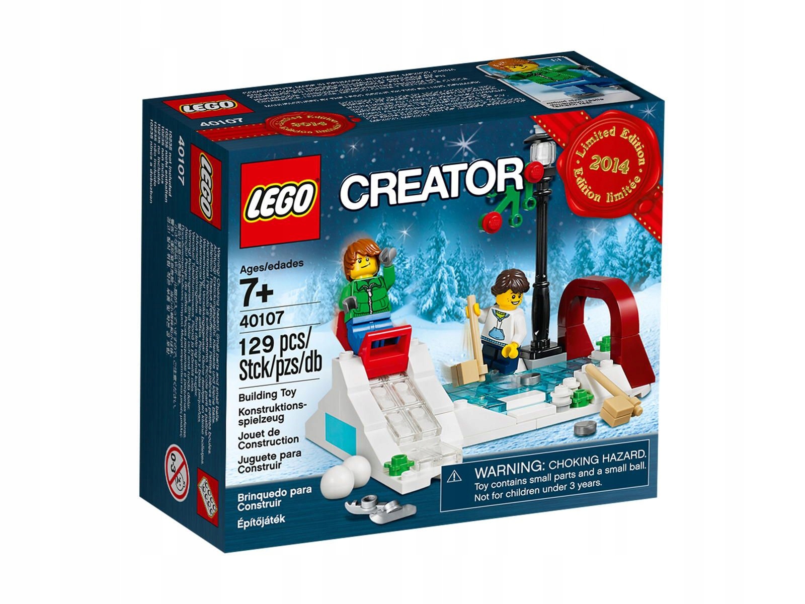 nový Lego Creator 40107 Zimní scéna Zimní bruslení Misb 2014