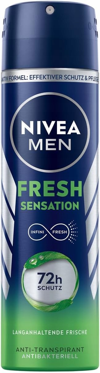 Nivea Men Fresh Sensation deodorant sprejový antiperspirant 72h 150 Ml