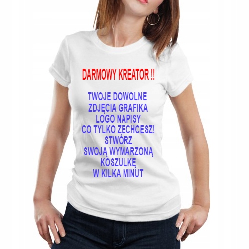 T-SHIRT KOSZULKA DAMSKA PREZENT WŁASNY POMYSŁ Rodzaj gadżetu koszulka