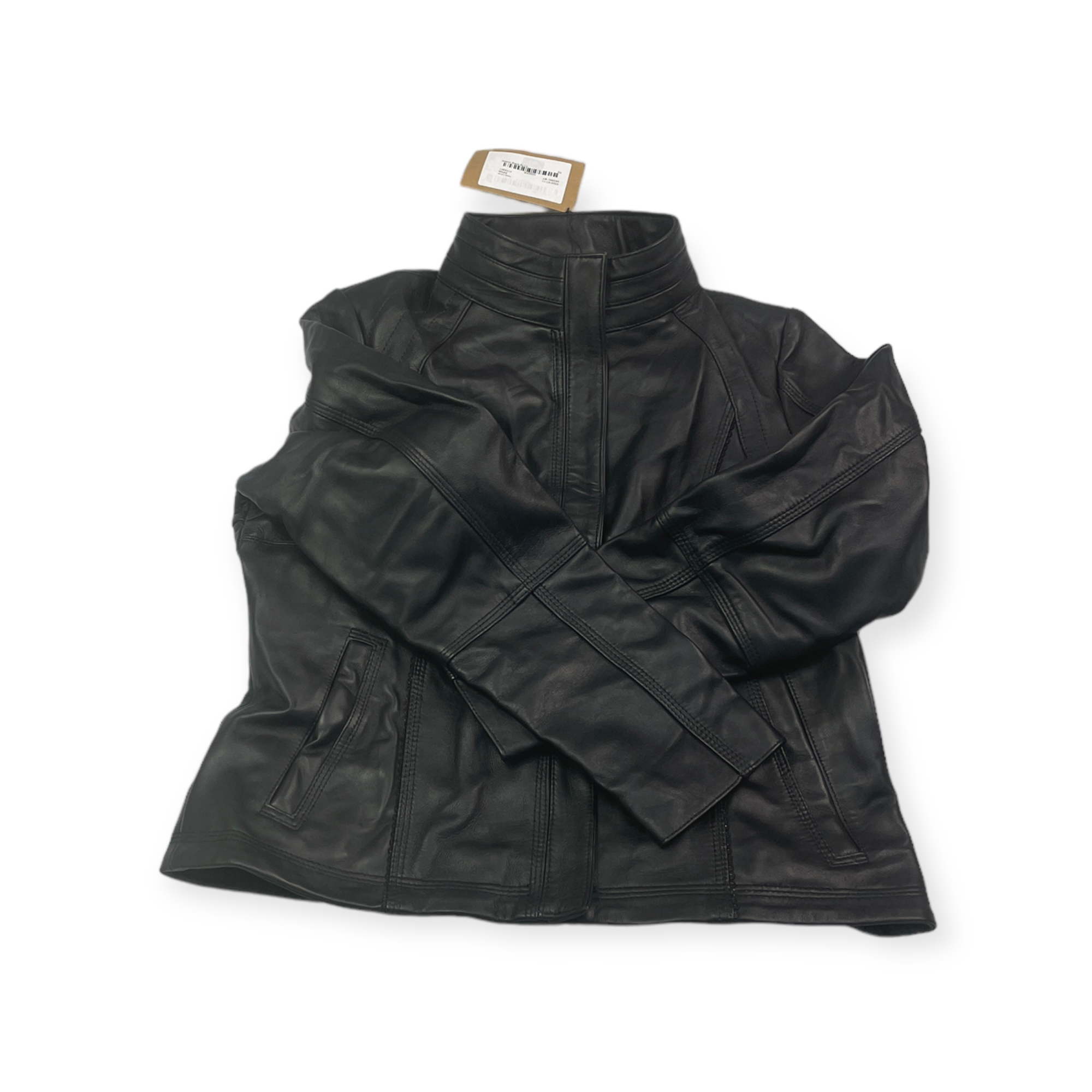 Dámská kožená bunda ramoneska Real Leather M