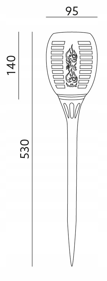 Lampion do stroika Znicz Solarny na Cmentarz Grób EAN (GTIN) 5902201351712