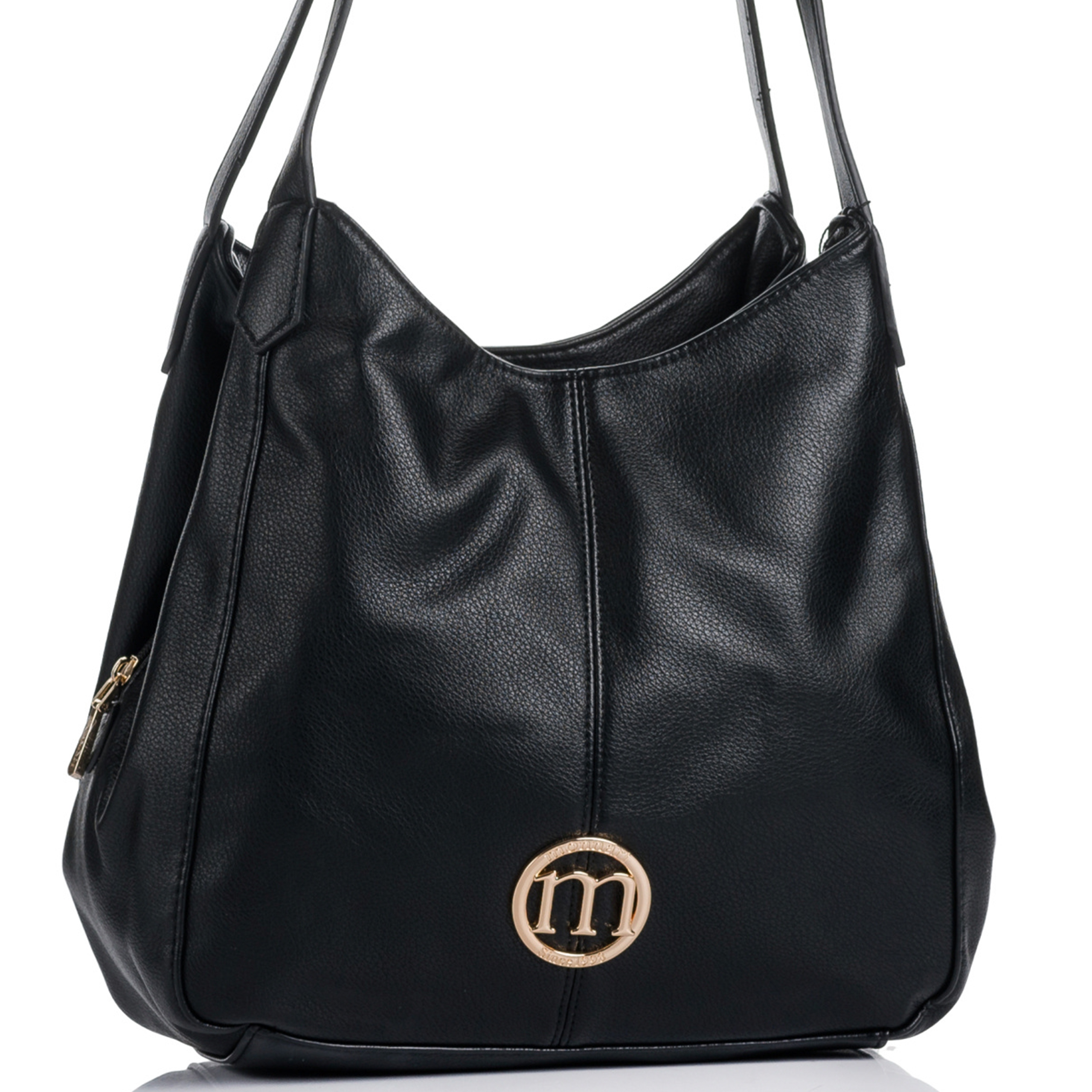 Torebka Monnari Shopper Torba Pojemna shopper na ramię Worek Premium Czarna