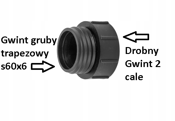 

Złącze Ibc Gw 2 do mauzera redukcja Drobny Gwint