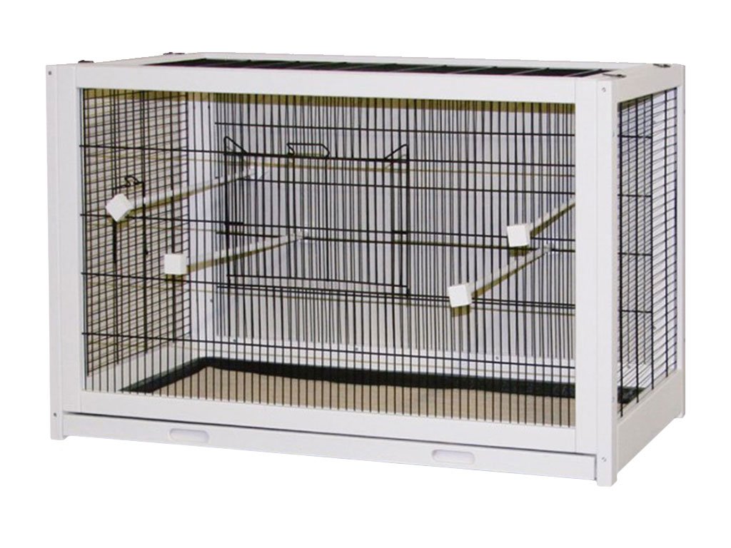 Levně Klec pro ptáky dřevěná, masiv Kerbl 82911 Fips, 100x50x60 cm