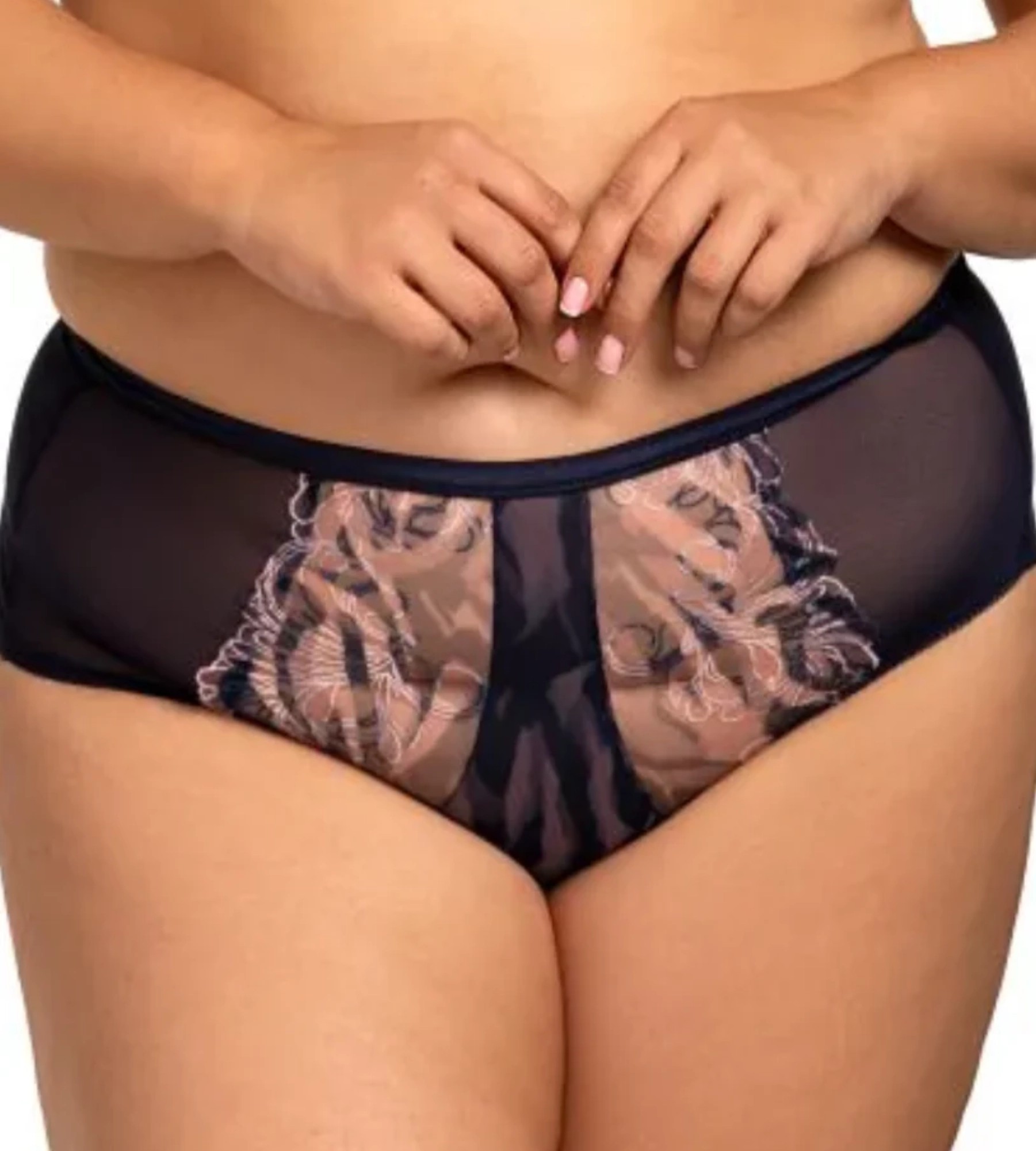 Dámské kalhotky Karla N02 Tmavě modrá Nessa M Modrá