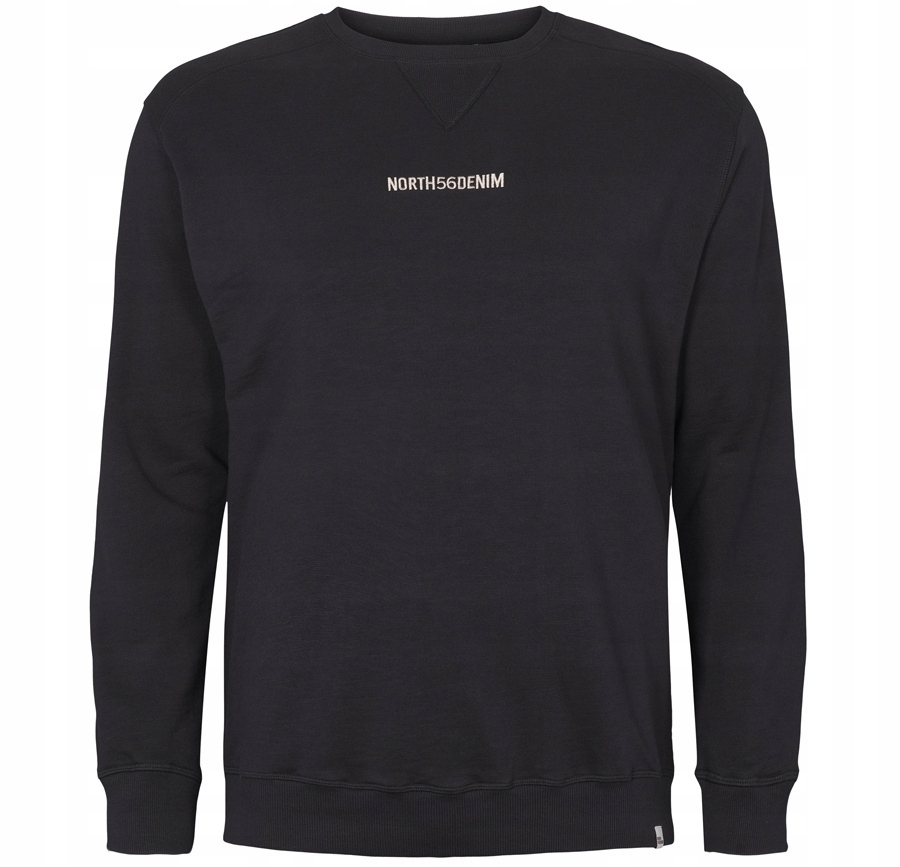 North 56Denim Velká Mikina Černá 6XL, obvod hrudníku 170 cm