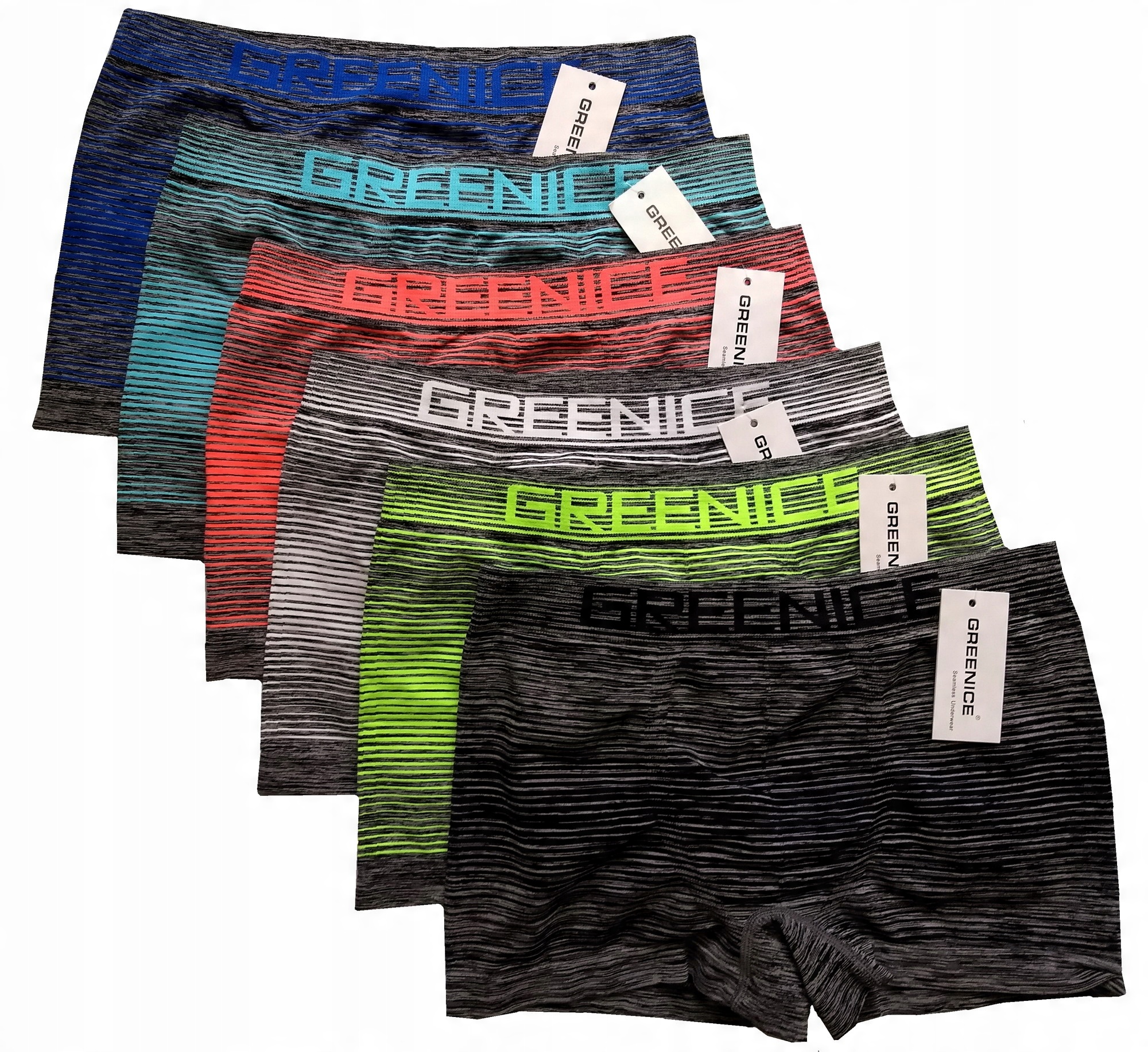

6x Bokserki Bezszwowe meskie slipy spodenki XL/XX