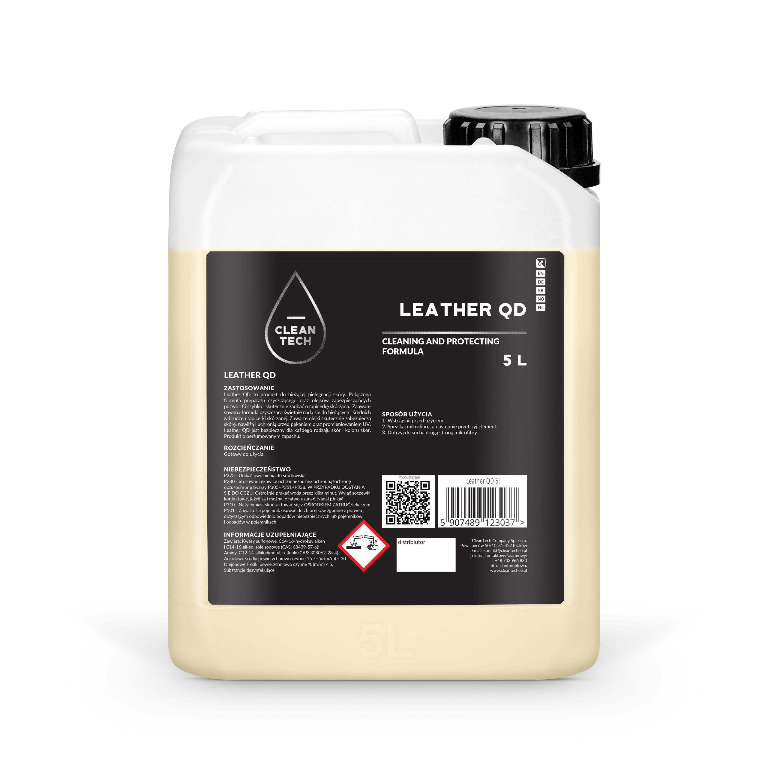 CLEANTECH LEATHER QD 5L CT-LQD5L