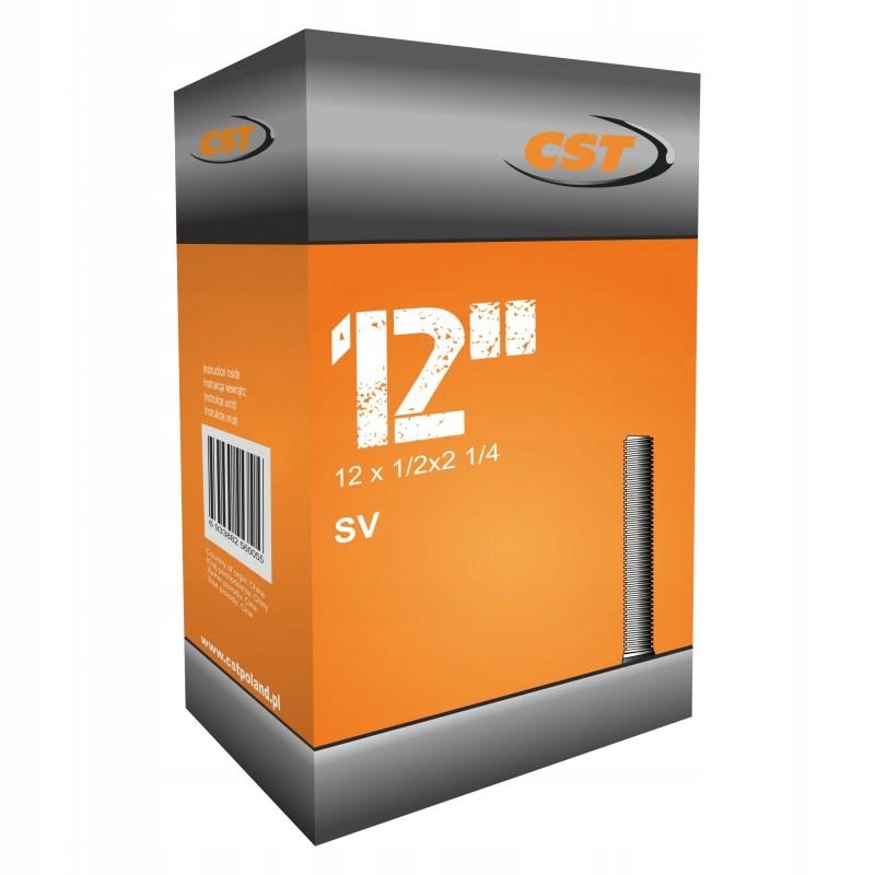 

Dętka rowerowa Cst 12x 1,75-2,125 Av samochodowy