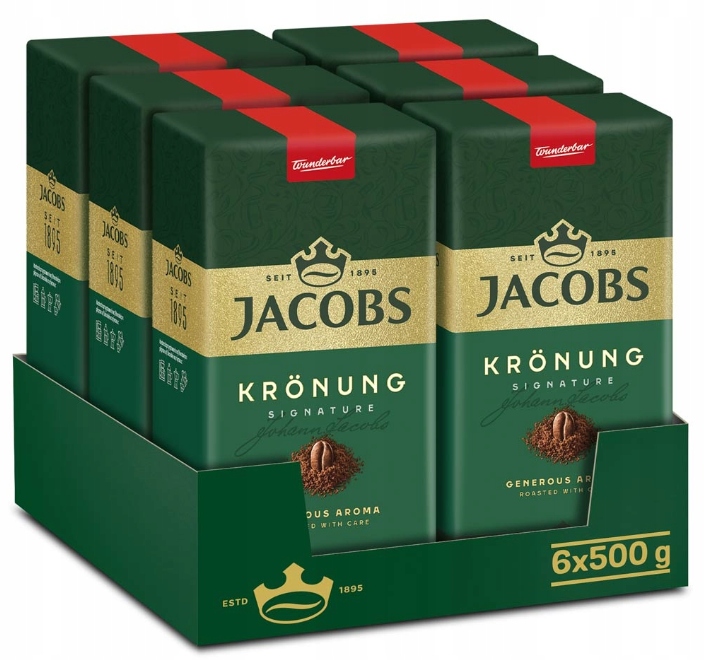 Jacobs Kronung 6x500g kawa mielona