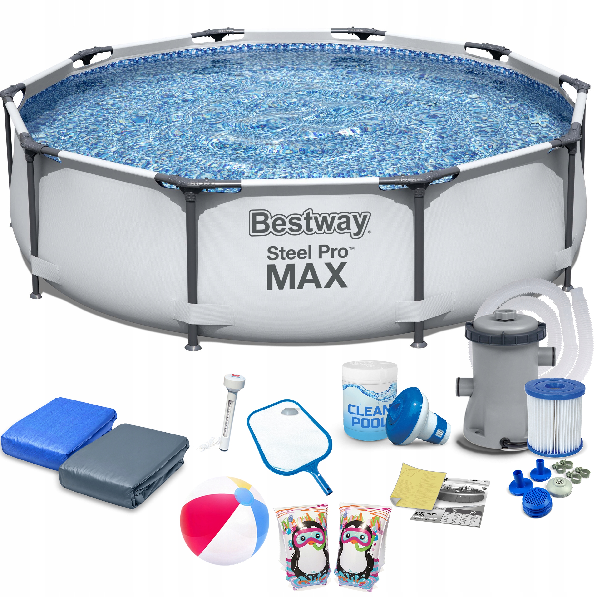 

Basen Ogrodowy Stelażowy 305x76cm Bestway 17W1 Max