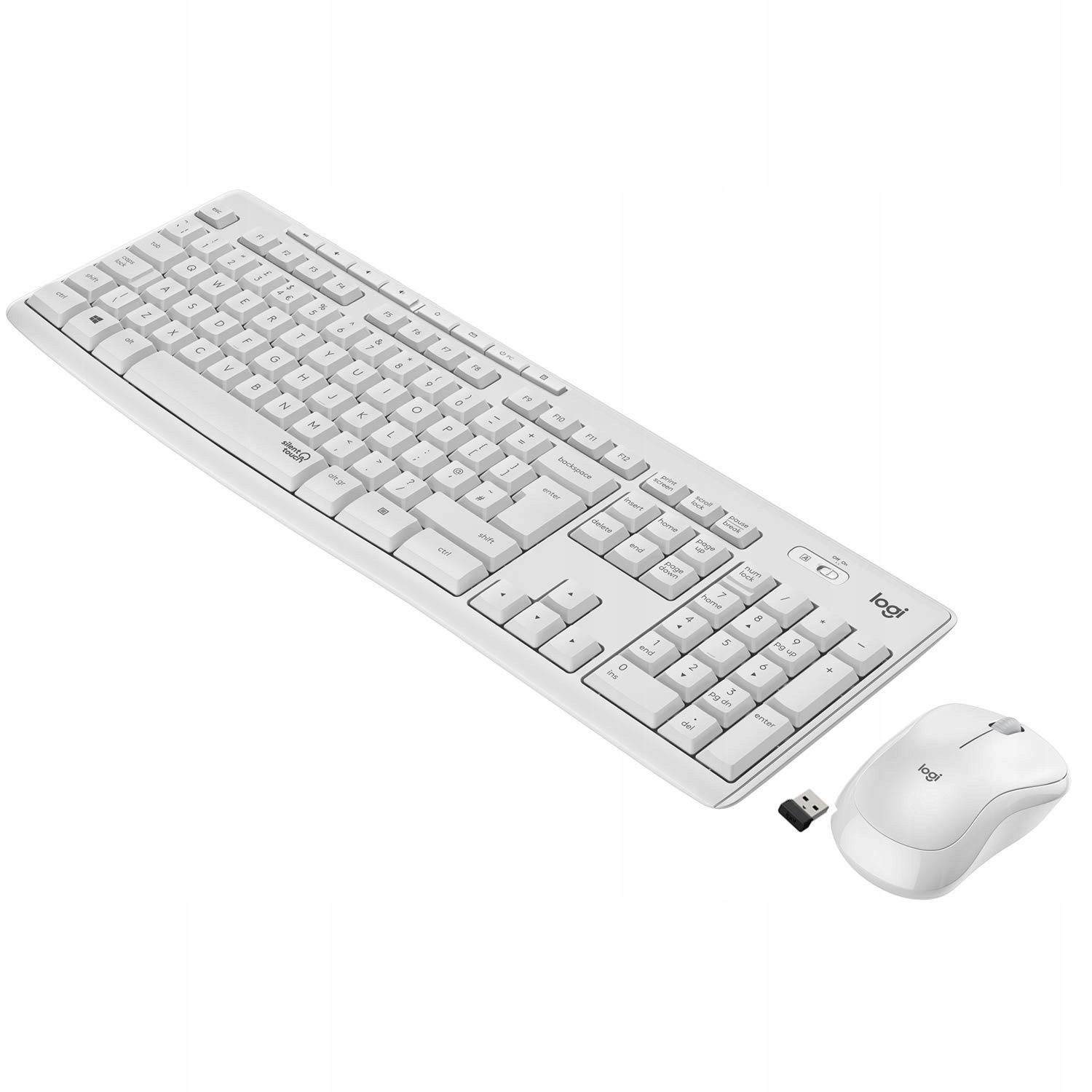 Logitech MK295 Bezdrátová myš s technologií, čip Fr Azerty