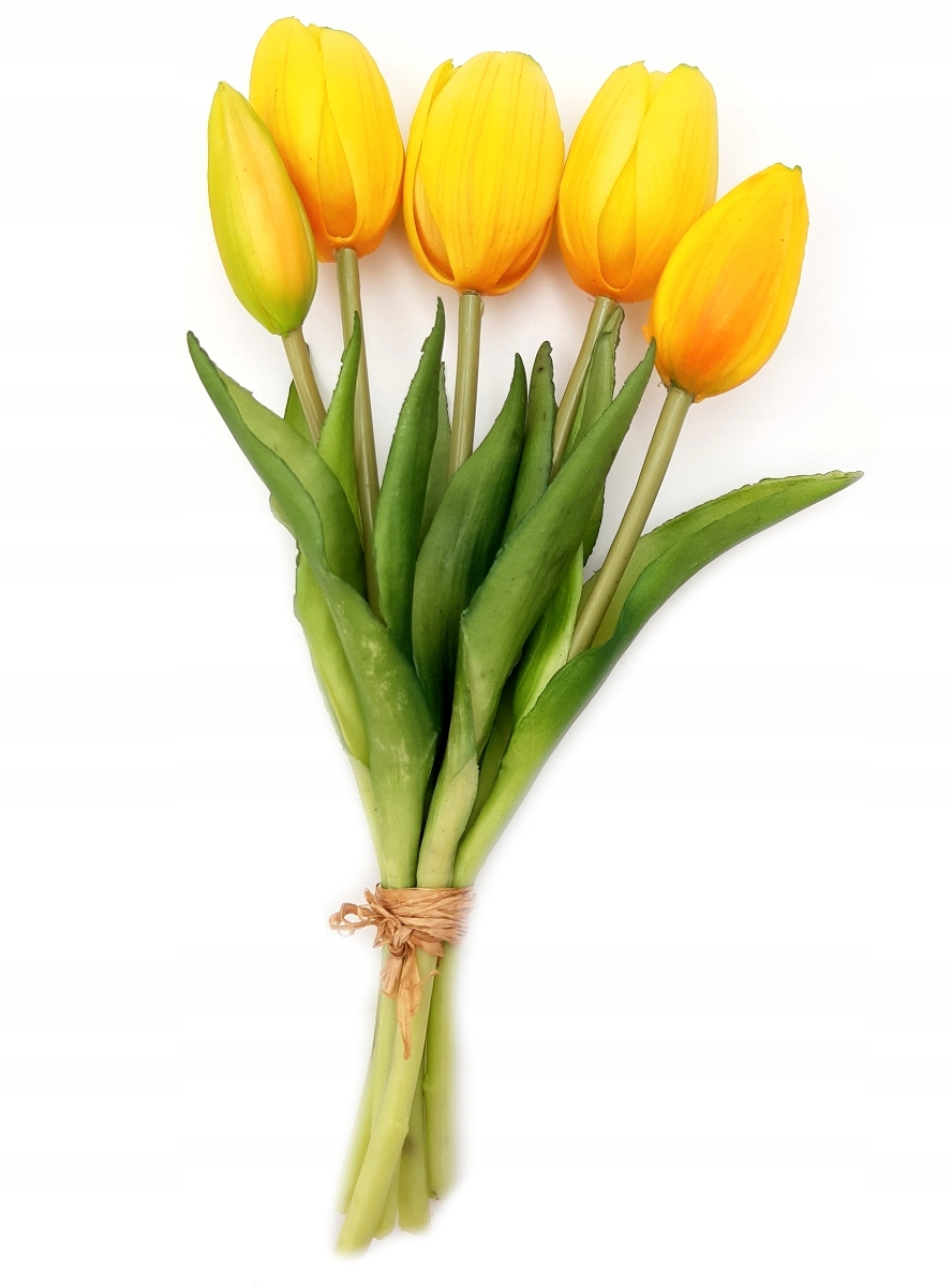 

Tulipan sztuczny Tulipany Bukiet 5 x Pomarańczowy