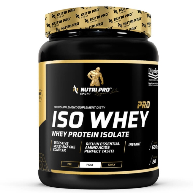 Wpi Whey Pro 600 g příchuť jahoda Nutri Pro Sport