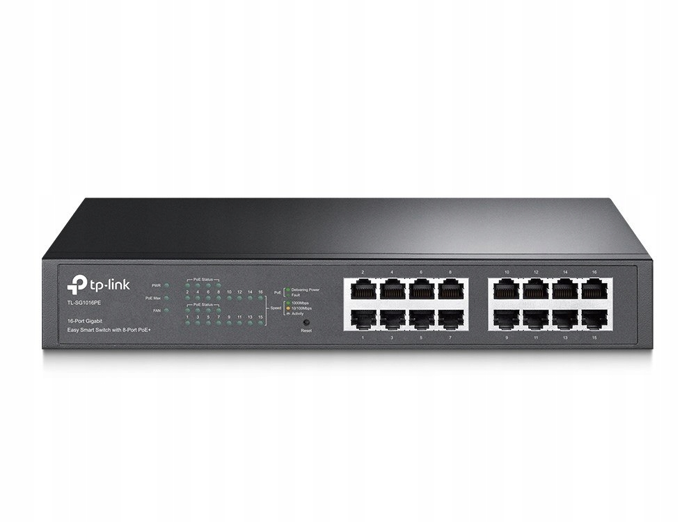 Switch Tp-link TL-SG1016PE (16x 10/100/1000Mbps)