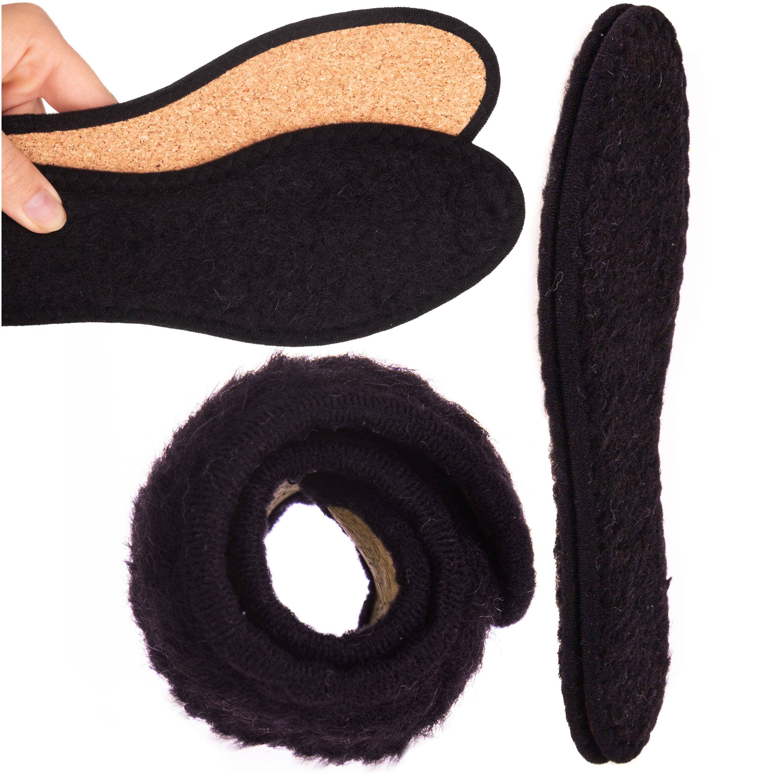 Wkładki do obuwia dziecięcego obszywane trwałe obuwie zimowe ciepłe 26