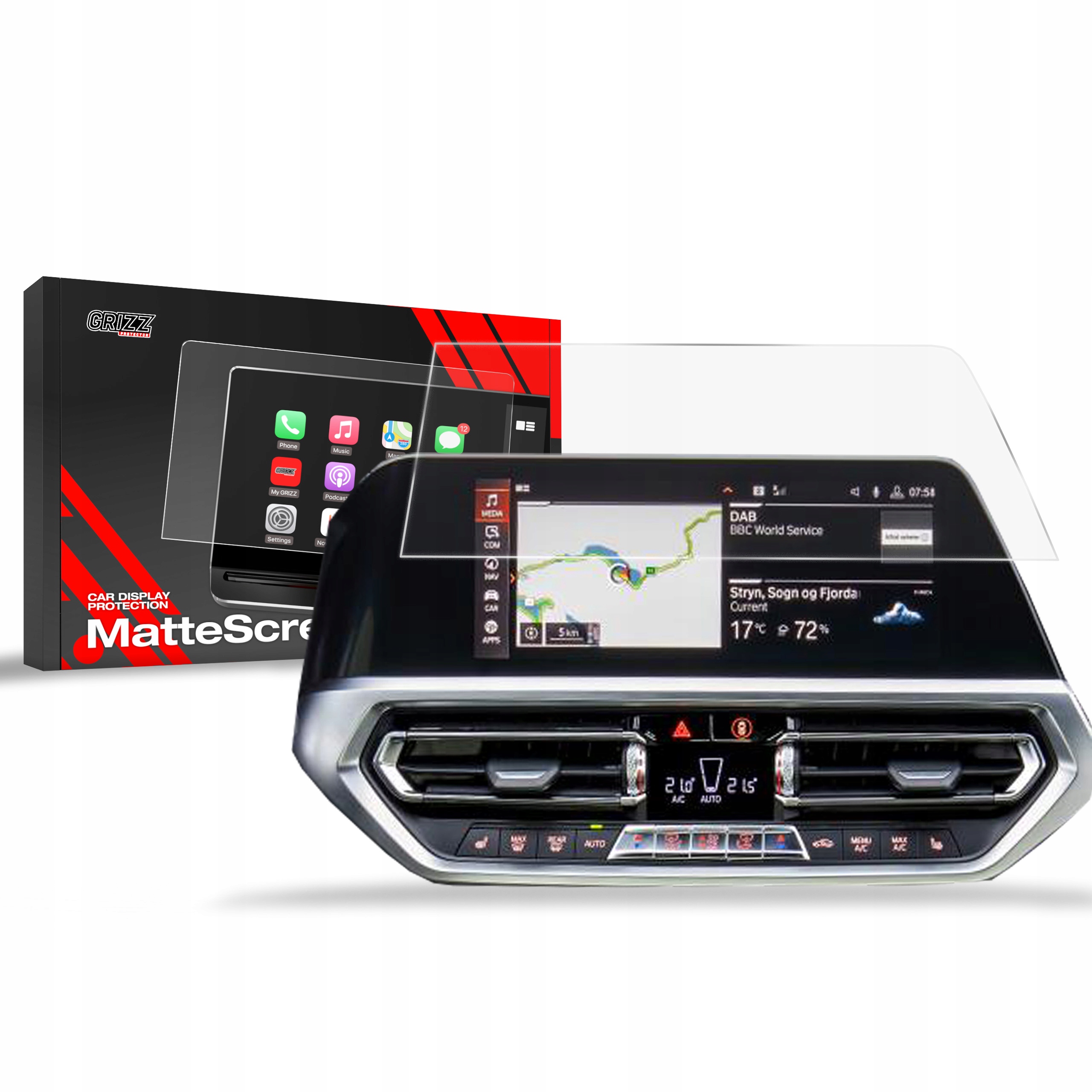 Fólie na displej (matná), Bmw 3, G20, 2018-2022, Display 8,8"