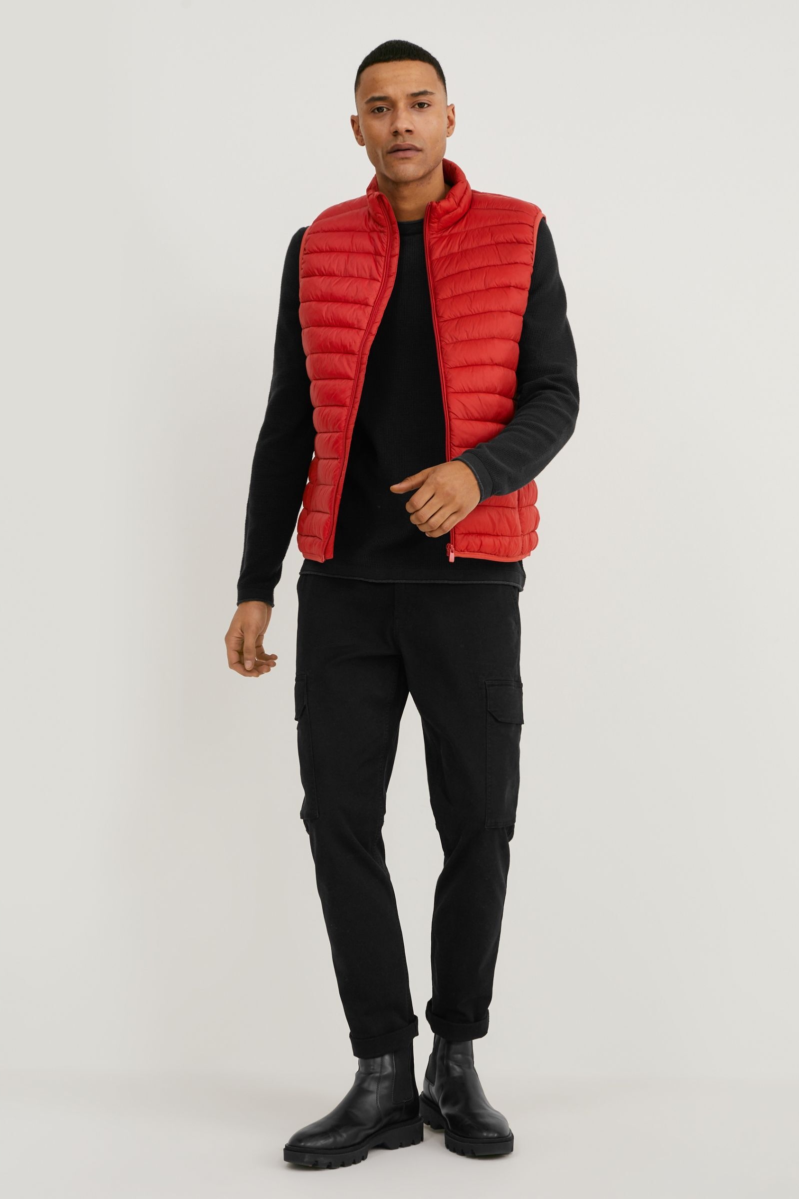 C&A kamizelka pikowana regular fit męska XL Rozmiar XL