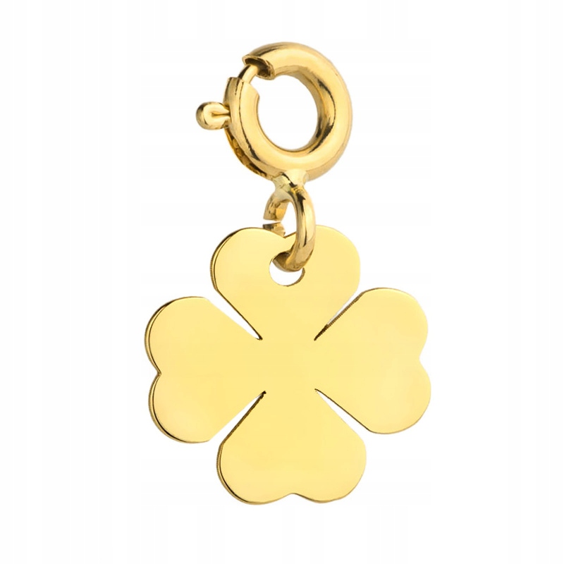 Výjimečný Zlatý Přívěsek 585 Čtyřlístek 14k