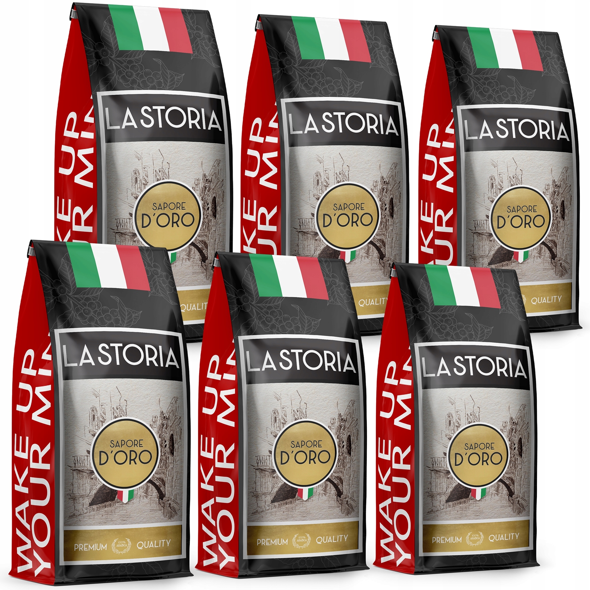 Káva La Storia Oro 6 kg Čerstvě Pražená 100% Arabica Modrá Orca