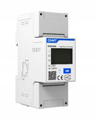 Chint DDSU666 Modbus MID dvousměrný měřič 1F 220/230V 5(80A) RS485 MID
