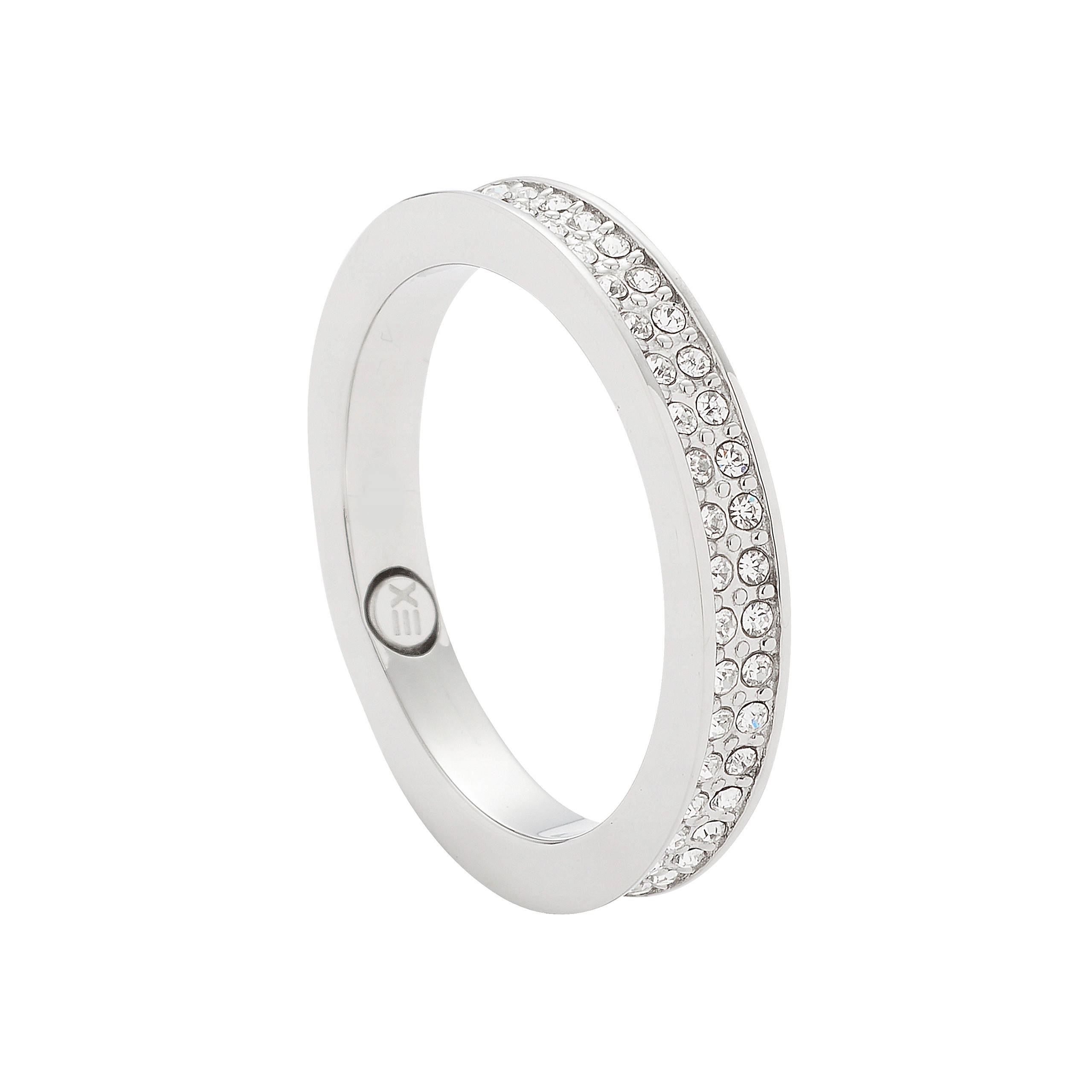 Magnetický prsten s krystaly Ocel pro ženy Elegantní