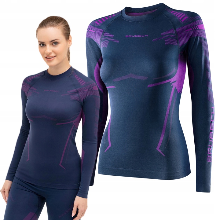 Koszulka damska Brubeck Dry Bielizna Termiczna LS1569W L