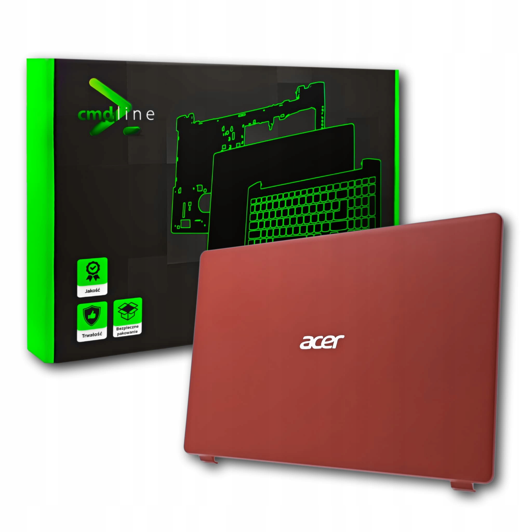 Klapa Matrycy Do Acer Aspire 3 N19C1 Red