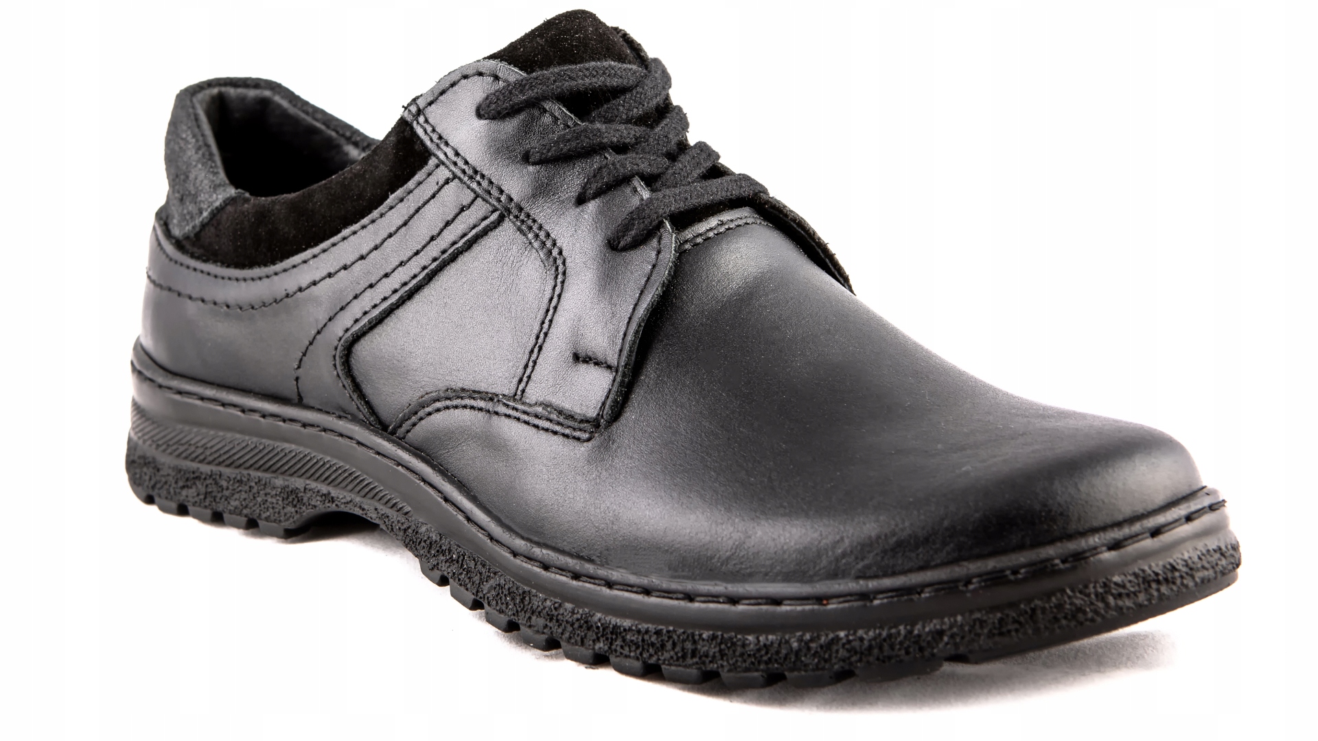 

Półbuty męskie Polskie buty skórzane szyte 43