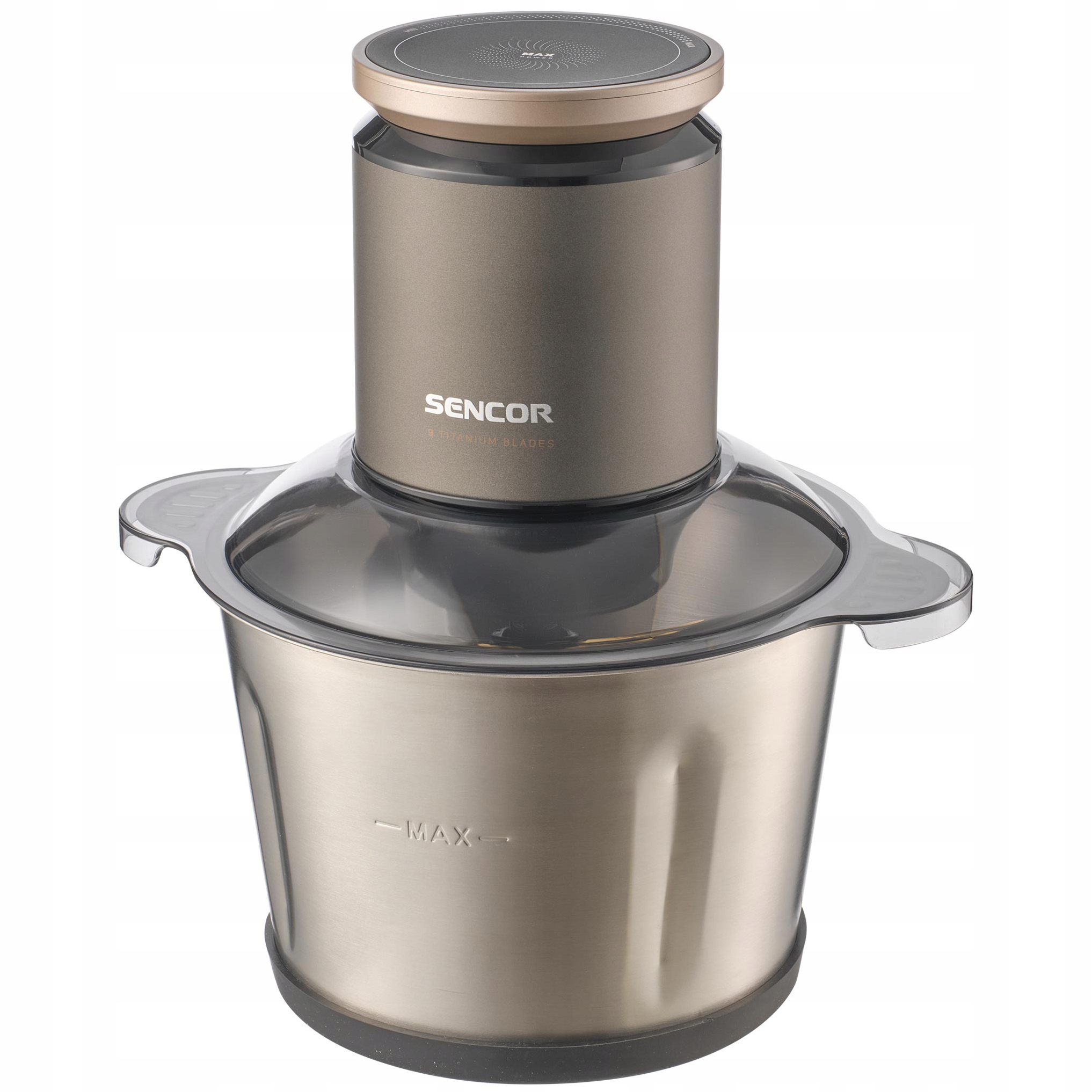 Szatkownica rozdrabniacz do żywności Sencor 2.7L zbiornik stal Inox 800W