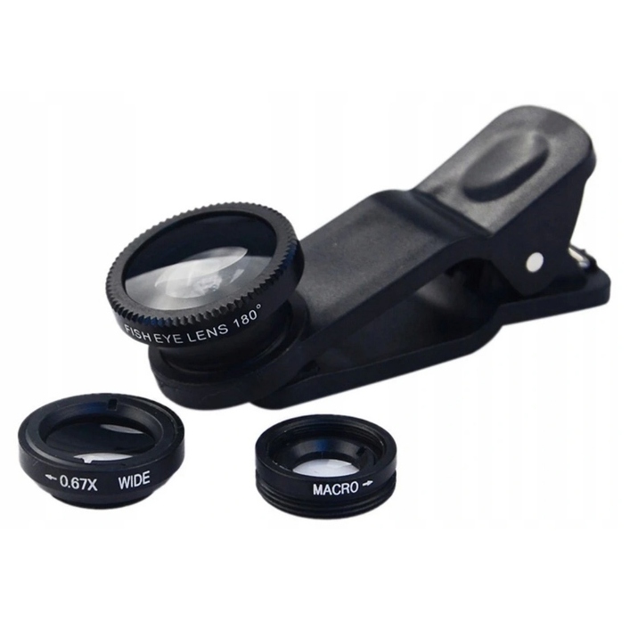 OBIEKTYWY DO TELEFONU RYBIE OKO WIDE MACRO ZESTAW Marka Aptel