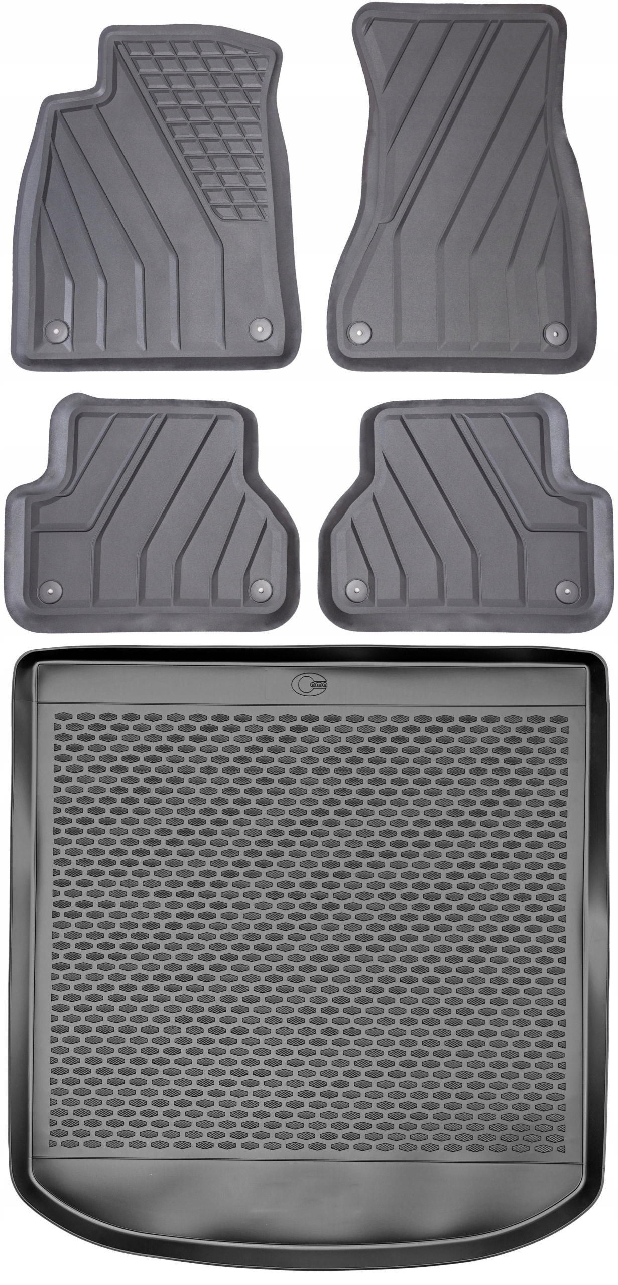 Audi A4 B9 Sedan 2015 Sada Gumové rohože rohož