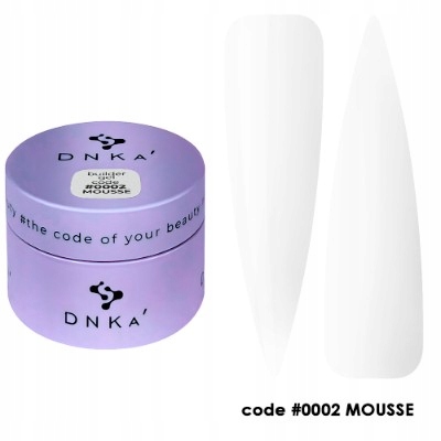 Gel gel na nehty Dnka Builder Gel Mousse 30 ml #0002