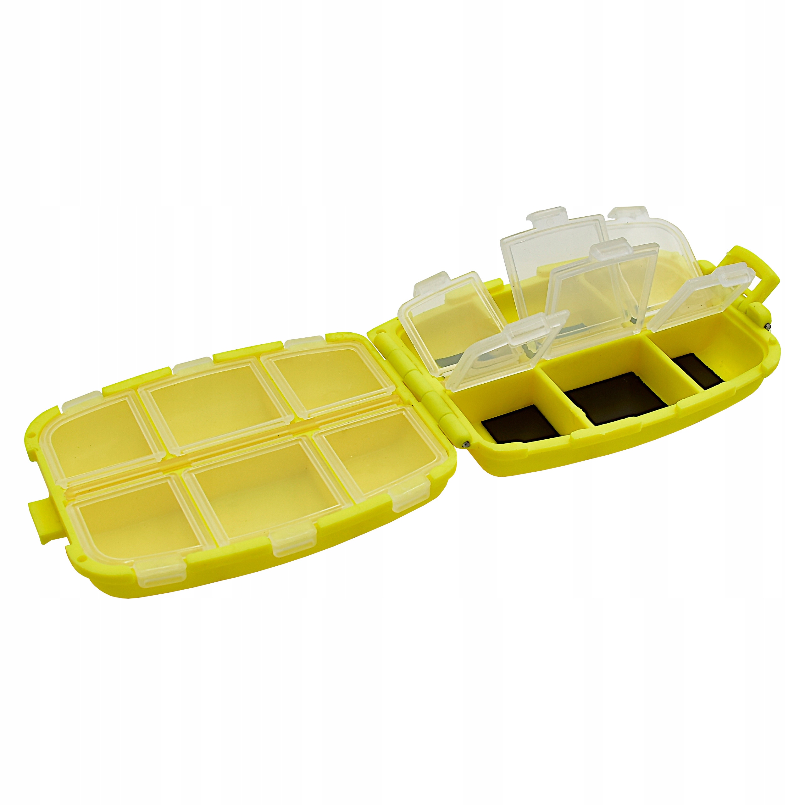 Pudełko Przybornik Wędkarski 12komorowy z magnesem Model 12- KOMOROWY Z MAGNESEM