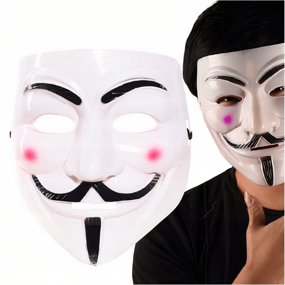 

Maska Anonymous Vendetta Biała Maska Przebranie